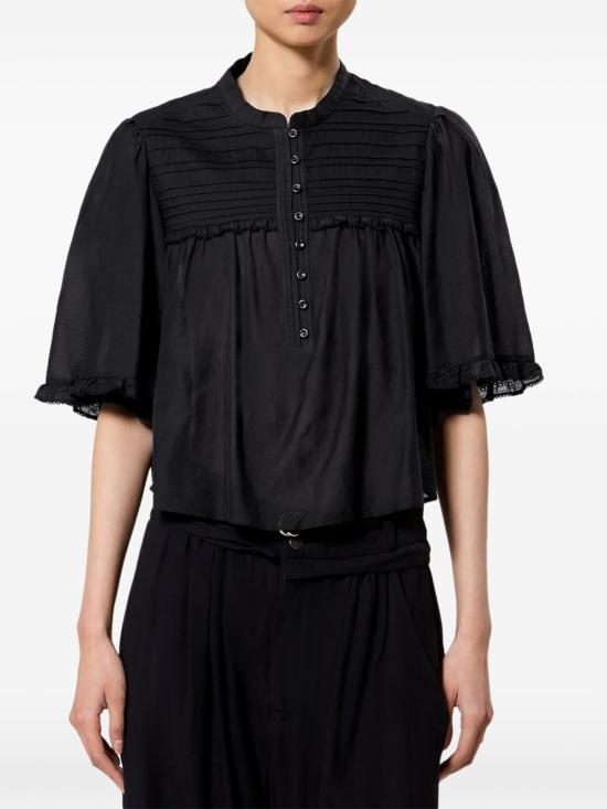 26FW 이자벨마랑에뚜왈 긴팔 티셔츠 HT0945FB B3J04E01BK NERO - ISABEL MARANT ETOILE