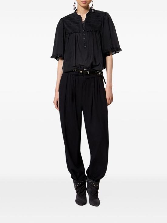 26FW 이자벨마랑에뚜왈 긴팔 티셔츠 HT0945FB B3J04E01BK NERO - ISABEL MARANT ETOILE