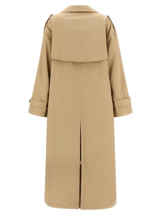  MM6 메종마르지엘라 트렌치 코트 Mm6 메종 마르지엘라 라이트 더블 브레스티드  베이지 - MM6 MAISON MARGIELA