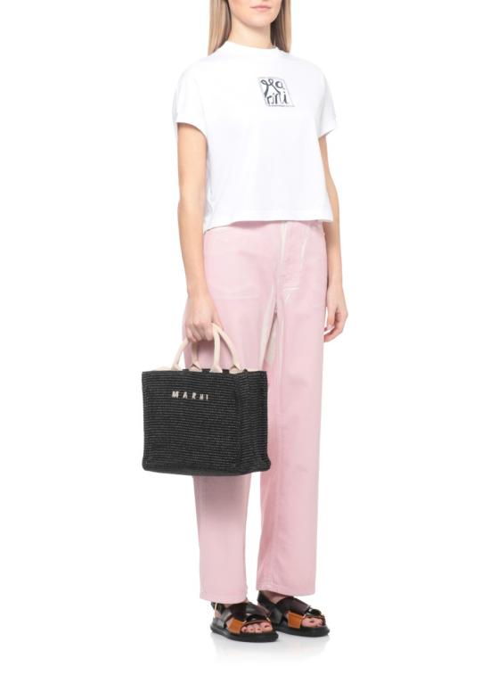 26SS 마르니 토트백 SHMP0077U0P3860Z1Q44 Black - MARNI