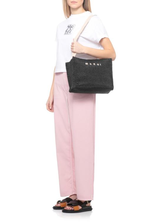 26SS 마르니 토트백 SHMP0077U0P3860Z1Q44 Black - MARNI