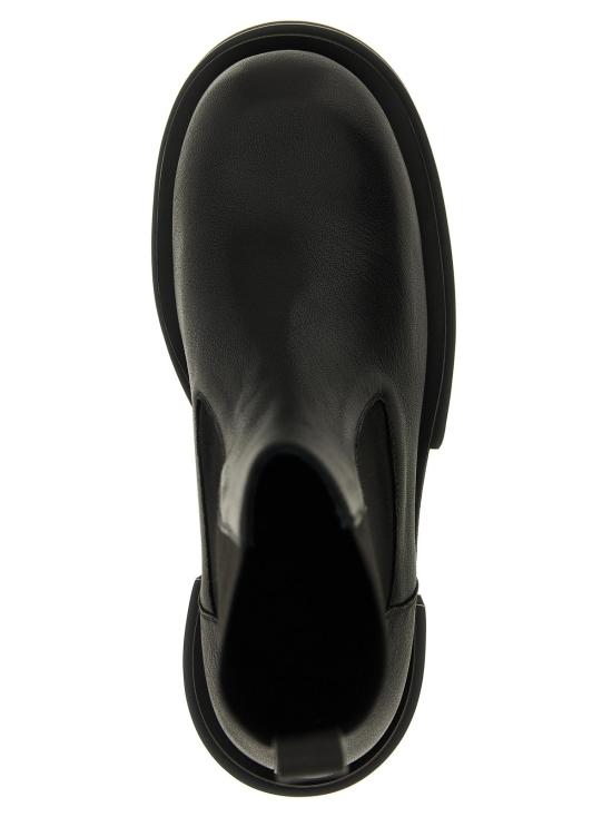  릭 오웬스 부츠 비틀 보건 염소가죽 앵클  블랙 - RICK OWENS