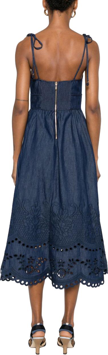 26FW 짐머만 롱 원피스 8319DSS263INK NAVY - ZIMMERMANN