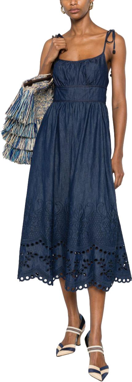 26FW 짐머만 롱 원피스 8319DSS263INK NAVY - ZIMMERMANN