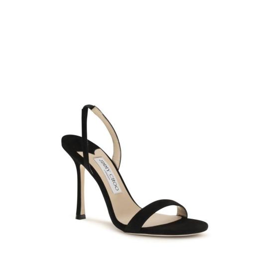  지미추 샌들 젠 스틸레토 힐  블랙 - JIMMY CHOO