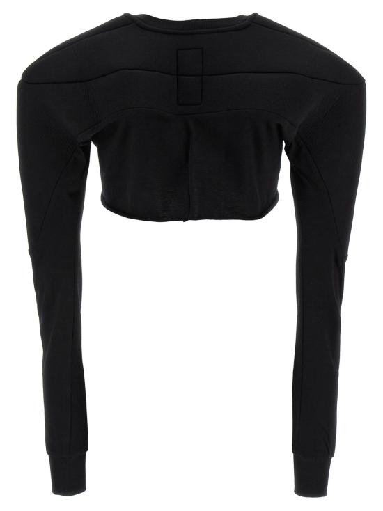  릭 오웬스 스웨터 X 챔피언 크롭  블랙 - RICK OWENS