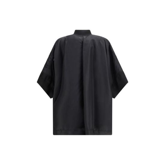 26SS MM6 메종마르지엘라 봄버 자켓 Mm6 메종 마르지엘라 폴리아미드 케이프 블랙 - MM6 MAISON MARGIELA