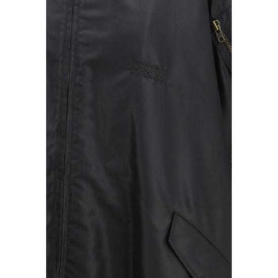 26SS MM6 메종마르지엘라 봄버 자켓 Mm6 메종 마르지엘라 폴리아미드 케이프 블랙 - MM6 MAISON MARGIELA