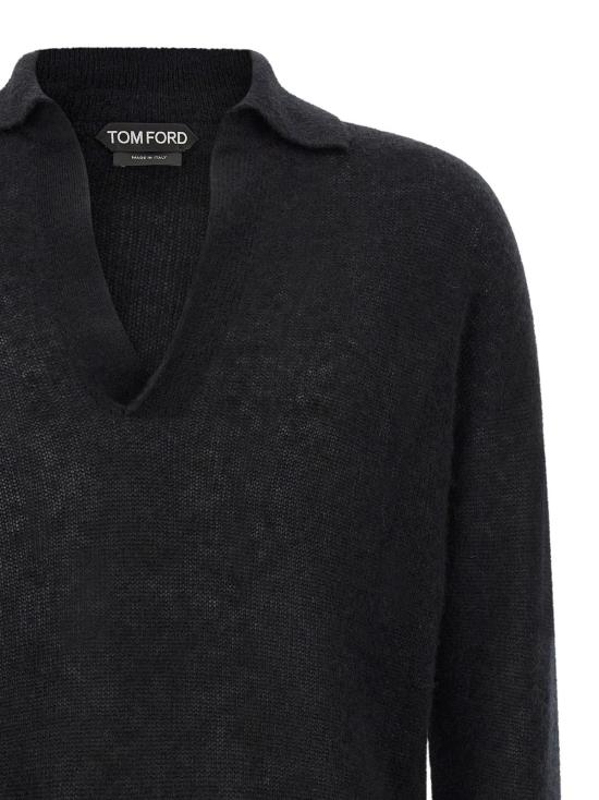  톰포드 가디건 캐시미어  블랙 - TOMFORD