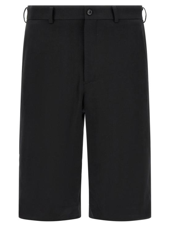  꼼데가르송 숏팬츠 Comme Des Garçons 울 버뮤다 쇼츠 블랙