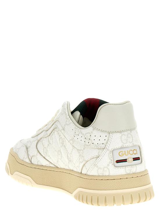  구찌 스니커즈 리 웹  화이트 - GUCCI