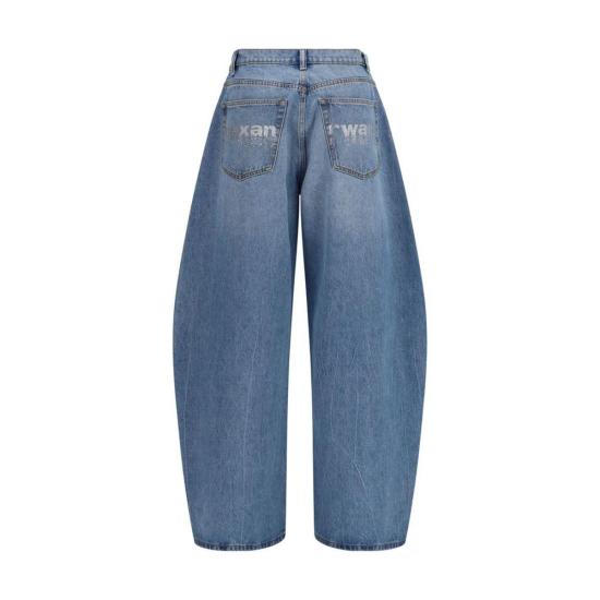  알렉산더 왕 데님 팬츠 크리스탈 벌룬 진 블루 - ALEXANDER WANG