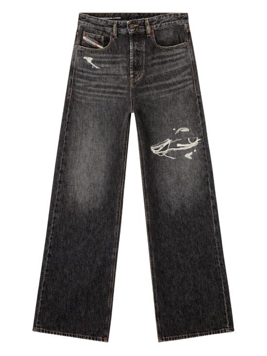 26SS 디젤 데님 팬츠 A06370 007DN 02 BLACK DARK GREY DOM
