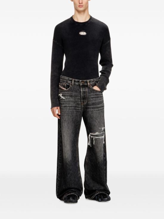26SS 디젤 데님 팬츠 A06370 007DN 02 BLACK DARK GREY DOM - DIESEL