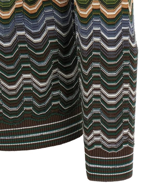  미소니 가디건 미쏘니 코튼  멀티컬러 - MISSONI