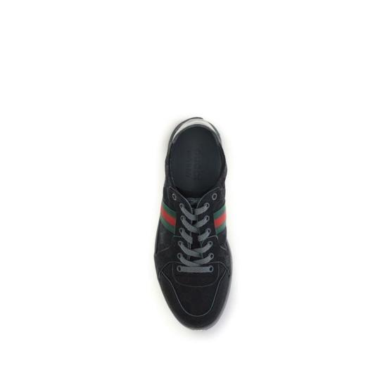  구찌 스니커즈 스트레치 GG 패브릭 운동화 블랙 - GUCCI