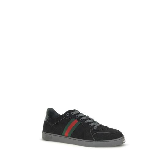  구찌 스니커즈 스트레치 GG 패브릭 운동화 블랙 - GUCCI