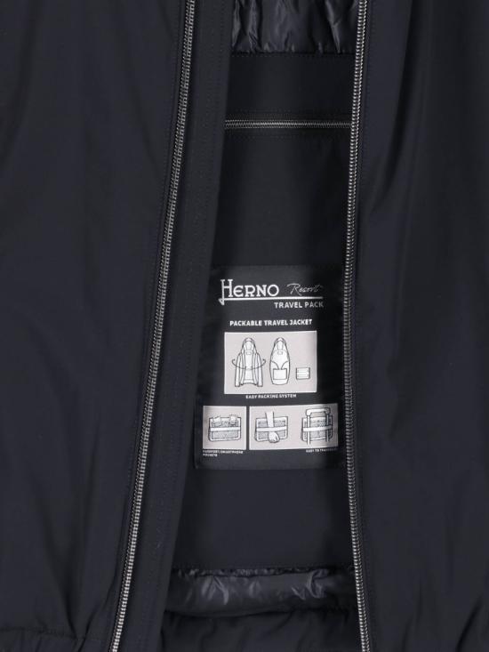 26FW 에르노 포넨테 트래블 나일론 리조트 자켓 GI00071UR 12387SZ9300 Black - HERNO