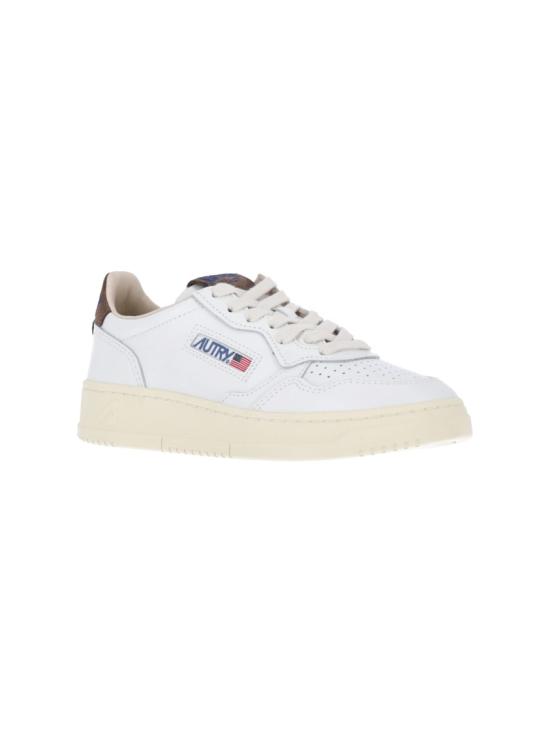 26FW 오트리 메달리스트 로우 레더 스니커즈 AULWHJ03 White - AUTRY