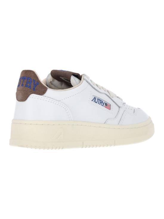 26FW 오트리 메달리스트 로우 레더 스니커즈 AULWHJ03 White - AUTRY