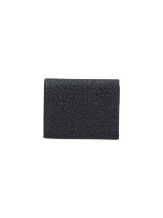 26SS 톰브라운 페블 그레인 더블 카드 홀더 MAW021L 00198001 Black - THOM BROWNE