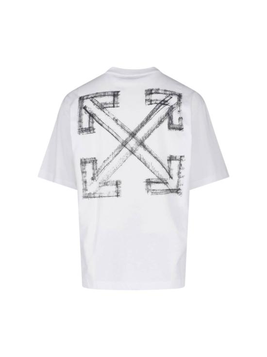 26FW 오프화이트 반팔 티셔츠 44MAA120F26J00Y100WHITE - OFF WHITE