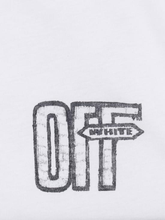 26FW 오프화이트 반팔 티셔츠 44MAA120F26J00Y100WHITE - OFF WHITE