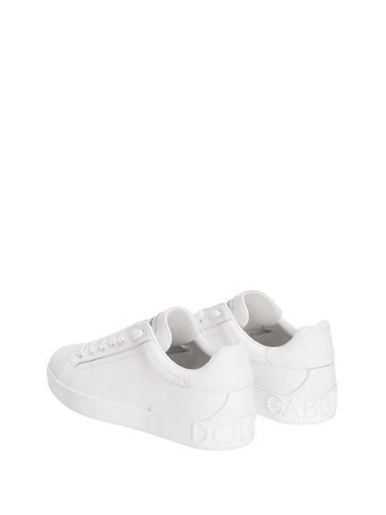 26FW 돌체앤가바나 카프스킨 포르토피노 스니커즈 CS1772 A106580001 BIANCO - DOLCE & GABBANA