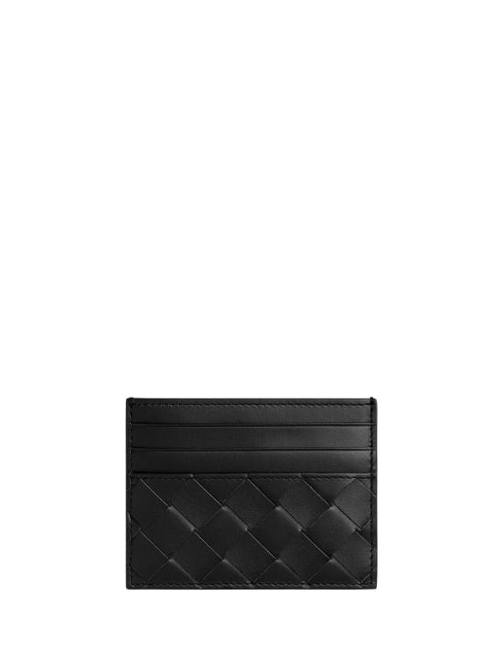 26FW 보테가베네타 인트레치아토 크레딧 카드 케이스 743209 VCPQ38803 BLACK SILVER