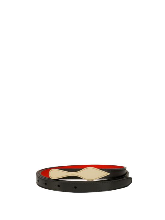 26FW 크리스챤 루부탱 벨트 1265129 B607 BLACK GOLD