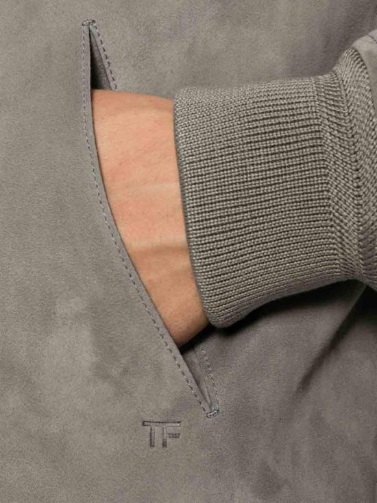 26FW 톰포드 봄버 자켓 LBS087LMS038TCR LICHTGREY - TOMFORD