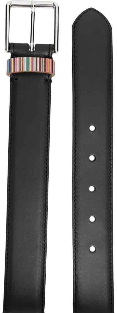 26FW 폴 스미스 스트라이프 키퍼 벨트 M1A4950BMULKE79A BLACK - PAUL SMITH