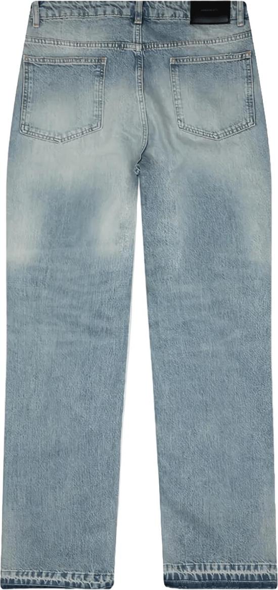 26FW 리프레젠트 데님 팬츠 REPRESENTMLM357308RIPPEDHEATONDENIMSTRAIGHTJEANSSTRAIGHTJEANSLIGHTBLUE - REPRESENT
