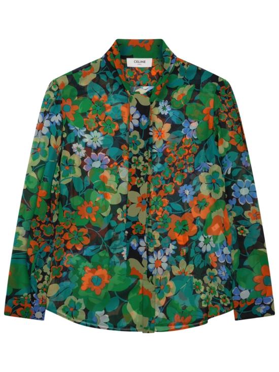 26FW 셀린느 블라우스/셔츠 RC03A0H12 FYN9 MULTICOLOUR