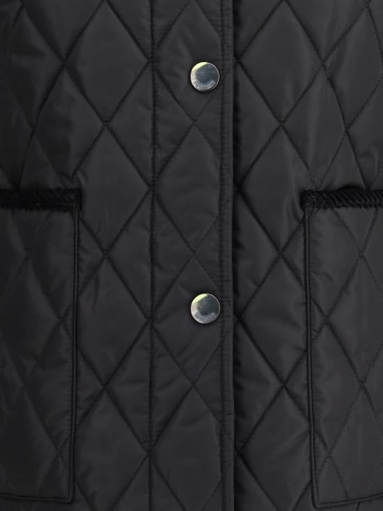 26FW 버버리 퀼팅 나일론 자켓 8107510 C1900 BLACK SAND IP CHECK - BURBERRY