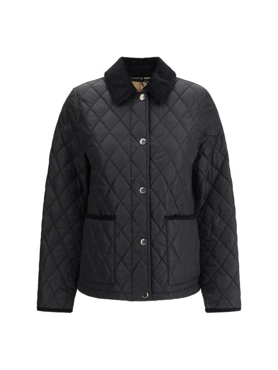 26FW 버버리 퀼팅 나일론 자켓 8107510 C1900 BLACK SAND IP CHECK