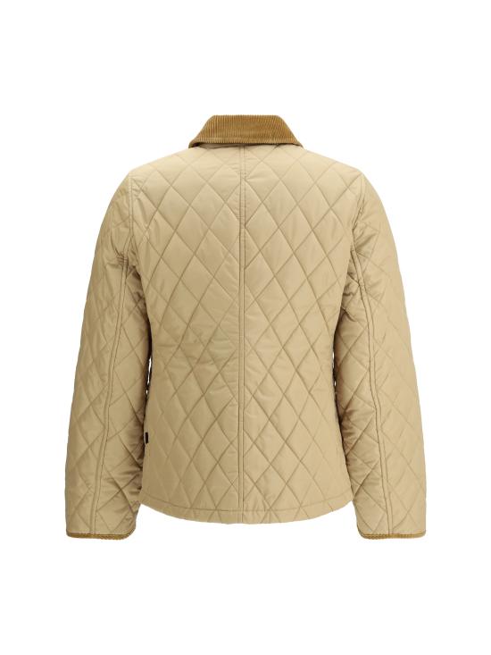 26FW 버버리 퀄티드 나일론 자켓 8107511 C1544 FLAX SAND IP CHECK - BURBERRY