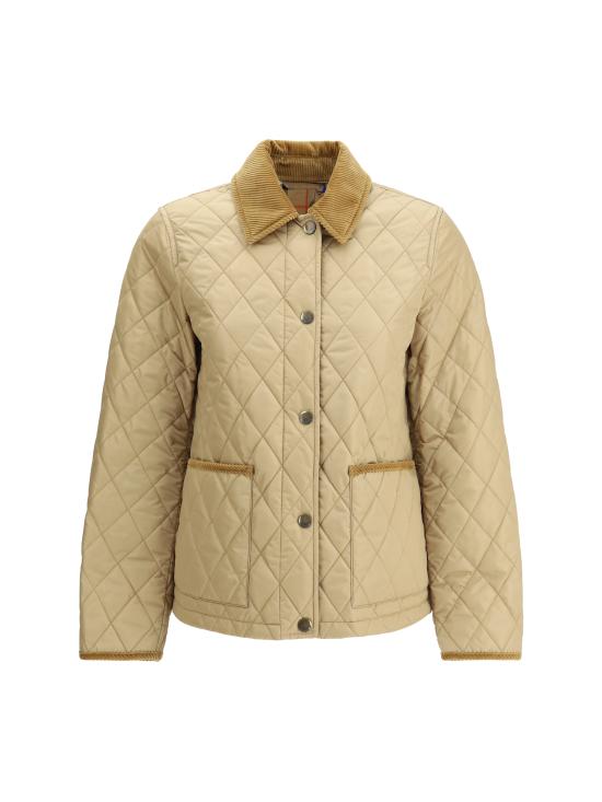 26FW 버버리 퀄티드 나일론 자켓 8107511 C1544 FLAX SAND IP CHECK