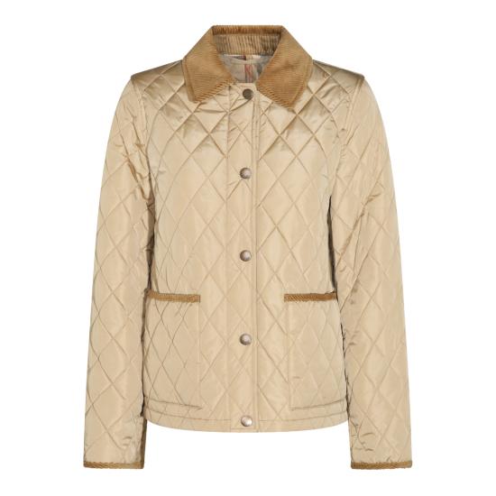 26FW 버버리 퀄티드 나일론 자켓 8107511 C1544 FLAX SAND IP CHECK