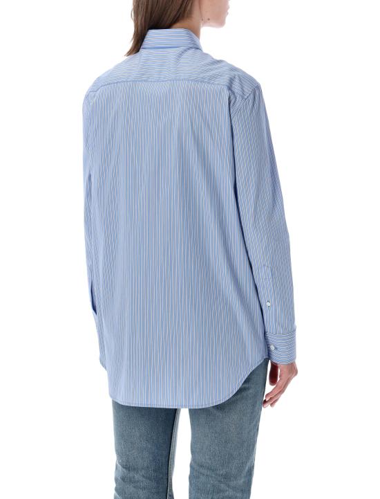 26FW 발렌시아가 반팔 티셔츠 872124TUM28 4202 BLUE NAVY - BALENCIAGA