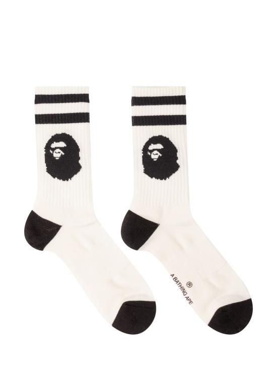 26SS 베이프 양말 001SOM301002M WHITE - BAPE