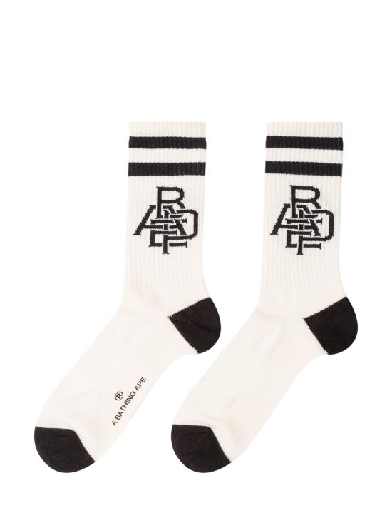26SS 베이프 양말 001SOM301002M WHITE