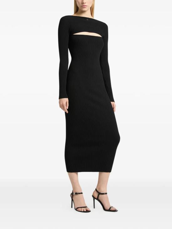 26FW 쿠레쥬 원피스 326MRO921FI00019999 Black - COURREGES