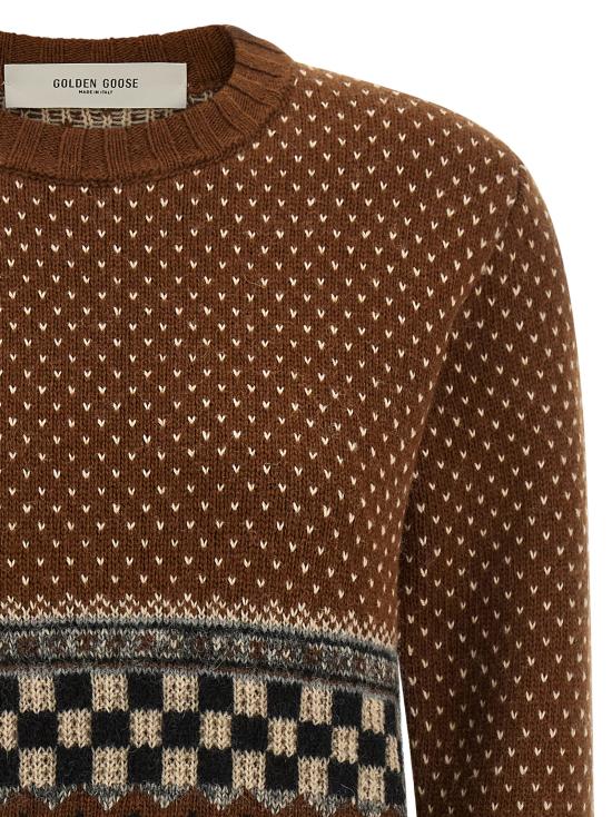 26FW 골든구스 가디건 GWP01165P0026755571855718 Brown - GOLDEN GOOSE