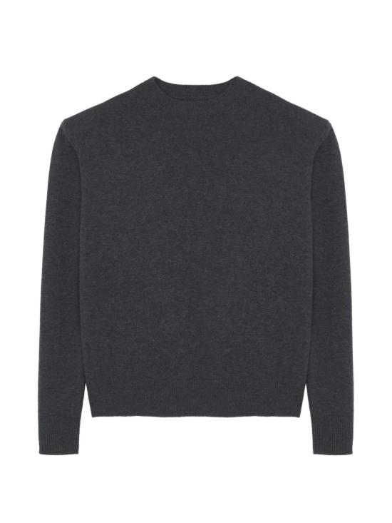 26FW 더프랭키샵 스웨터 KNFS007081340 DARKGREYMELANGE DARK GREY