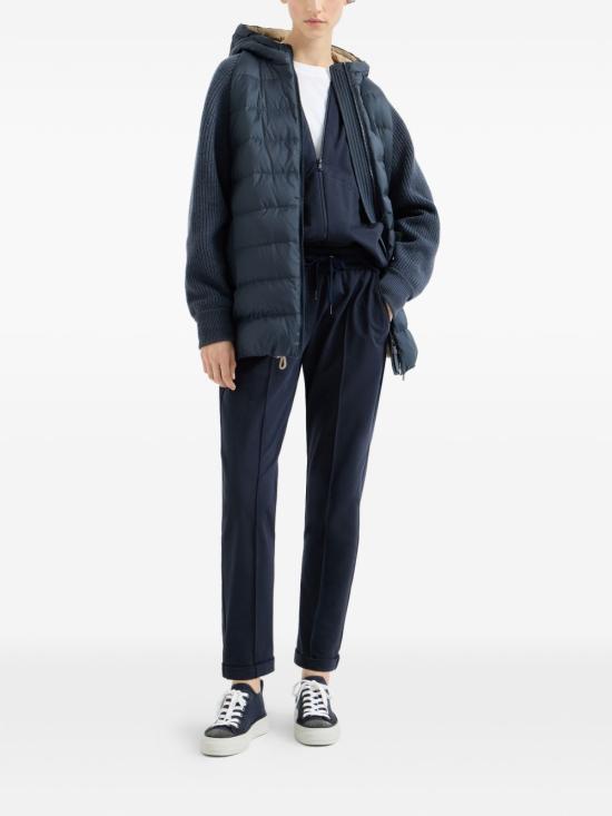 26FW 브루넬로 쿠치넬리 나일론 후드 다운 재킷 MD5987779 C8901 NAVY - BRUNELLO CUCINELLI