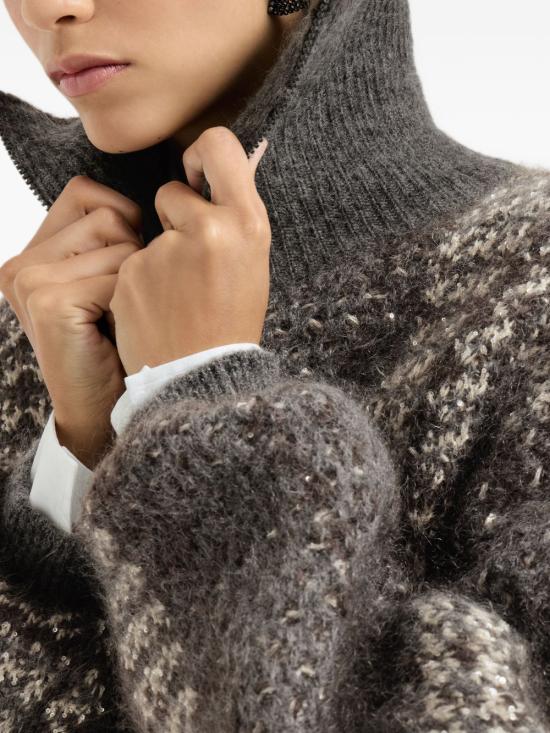 26FW 브루넬로 쿠치넬리 가디건 MMT571726 CYL69 GREY - BRUNELLO CUCINELLI