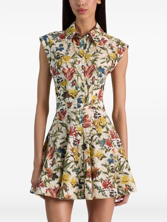 26FW 앨리스 앤 올리비아 숏 원피스 CC606P35508 E256 Avorio - ALICE & OLIVIA