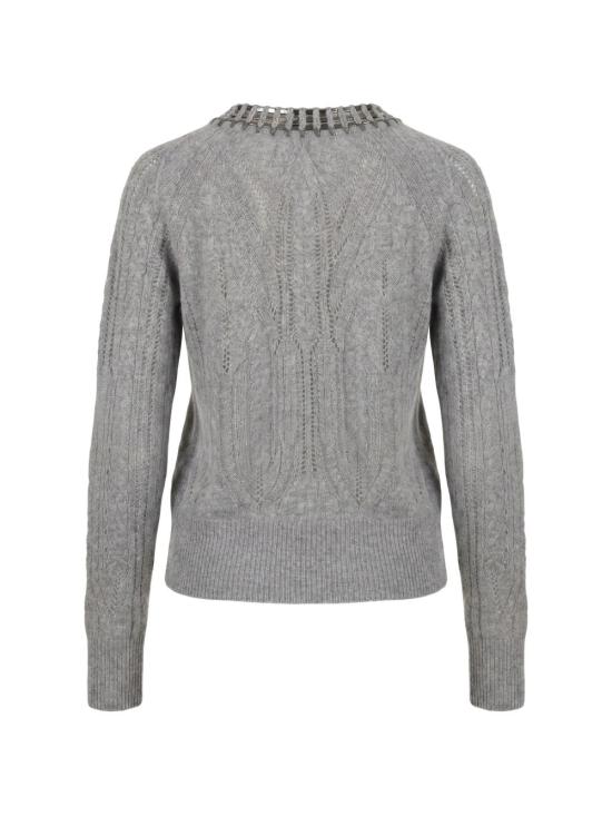 26FW 에르마노 설비노 가디건 D495N318RCT ZTWN1704 GREY - ERMANNO SCERVINO