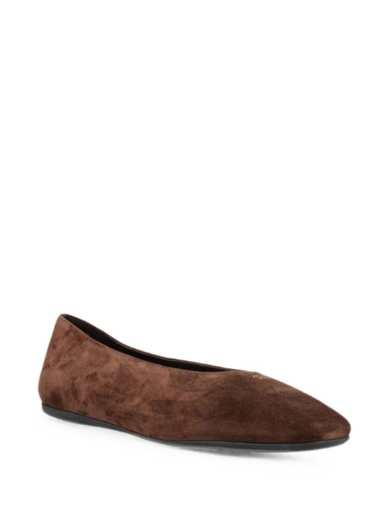 26FW 프라다 가죽 플랫 슈즈 1F522O 103F0003 BROWN - PRADA